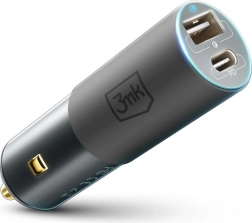 3mk hyper car charger 100w rýchla autonabíjačka s usb‑c a usb‑a