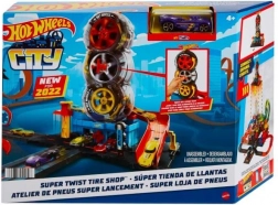 Hot Wheels Mesto Super Twist Pneuservis