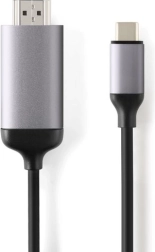 adaptér MINIX NEO-C-4K USB‑C na HDMI 4K 60 Hz, sivý