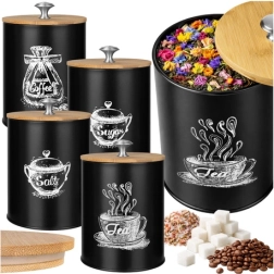 Kuchynské dózy Ruhhy loft 1,5 l – 4 ks