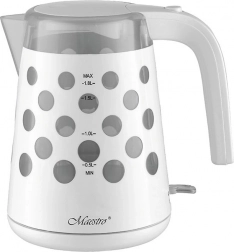 Rýchlovarná kanvica Maestro KROPKI biela