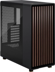 Fractal Design skrinka North čierna s drevenými prvkami