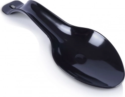 čierna odkladacia podložka pod varešku a naberačku