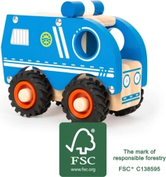 Small Foot drevené policajné auto