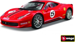 Model automobilu Ferrari 458 Challenge červená 1:24 Bburago