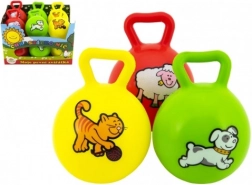 míček s úchytom a hrkálkou moje prvé zvieratká, 10 cm