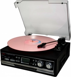 multifunkčný gramofón s kazetou, rádiom a Bluetooth ATT-15SE