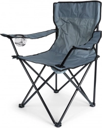 Skladacia turistická stolička s držiakom nápoja VILDE