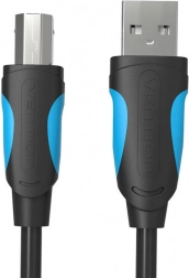 Tlačový kábel USB 2.0 A na USB-B Vention VAS-A16-B200 2 m čierny