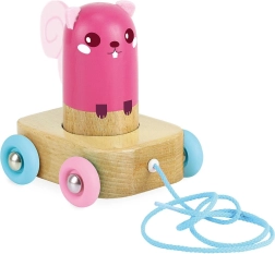 Ťahacia hračka a hrkálka veverička VILAC