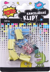 Kancelárske svorky 19 mm, sada 10 ks