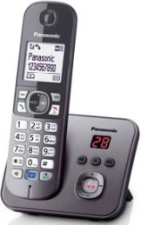Panasonic bezdrôtový telefón s AB KX-TG6821 sivý