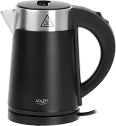 Adler mini rýchlovarná kanvica 0,6 l čierna