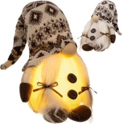 Stojaci škriatok s LED podsvietením