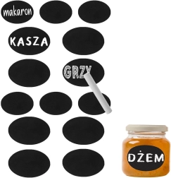 Samolepiace kriedové etikety na poháre s kriedou - 14 ks