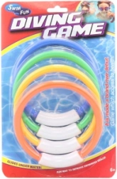 Sada potápačských krúžkov do vody (4 ks)