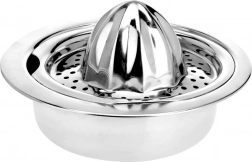 Nerezový ručný odšťavovač na citrusy s miskou