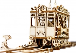 drevené 3D puzzle električka s koľajami WOODEN CITY (273 dielov)