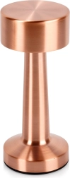 Medená stolná LED lampa 21 cm