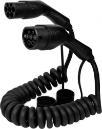 Špirálový nabíjací kábel pre elektromobily Typ 2 - 5M