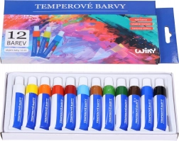 Temperové farby kovový set 12×12 ml