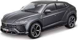 Bburago Lamborghini Urus kovový model 1:18 Plus, metalická sivá