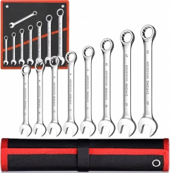 Sada račňových očkoplochých kľúčov 8 ks 8–22 mm s puzdrom