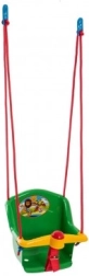 Hojdačka pre deti so zvukom, plastová, zelená