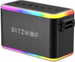 Bezdrôtový reproduktor Blitzwolf s RGB podsvietením 80W