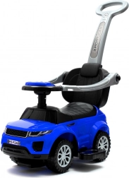 Detské odrážadlo s vodiacou tyčou 3v1 BABY MIX modré