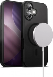 Hybridný kryt Frost Mag Cover pre iPhone 17 s MagSafe – čierny