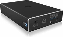 Externý RAID box pre 2× 2,5" SATA SSD/HDD s USB‑C 3.2 Gen 2