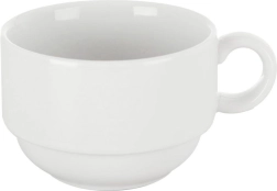 Porcelánový biely hrnček MONA 180 ml
