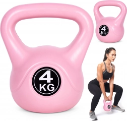 Kettlebell 4 kg ružový MODERNHOME