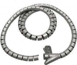 Organizér káblov Maclean strieborný