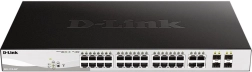 Prepínač D-Link DGS-1210-24P 24GE PoE 4SFP