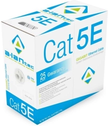 Sieťový kábel U/UTP Cat 5e ALANTEC, PVC, 4 páry, 305 m (Eca)