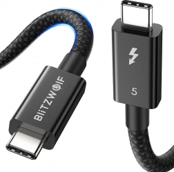 BlitzWolf USB‑C kábel 240 W, 0,5 m (čierny)