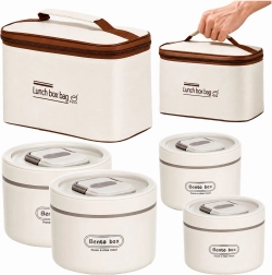 Súprava izolovaných nádob na potraviny LunchBox 4 kusy