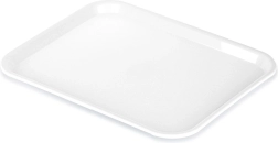 Plastový servírovací podnos biely 45,5 × 35,5 cm