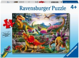 Ravensburger puzzle T‑Rex Terror 35 dielikov