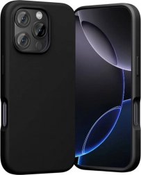 Silikónové puzdro Vention pre iPhone 16 Pro s MagSafe (čierne)