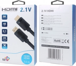 Prémiový HDMI 2.1 kábel 3 m 8K pre hráčov