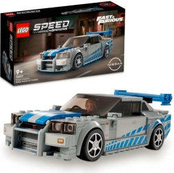 lego speed champions nissan skyline gt-r (r34) – fast & furious stavebnica