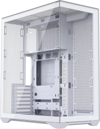 Modecom Volcano Space XL biela full tower PC skrinka s tvrdeným sklom