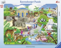 Ravensburger puzzle Návšteva v zoo 45 dielikov