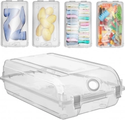 Uzatvárateľný priehľadný box na topánky 33 × 19 × 10 cm