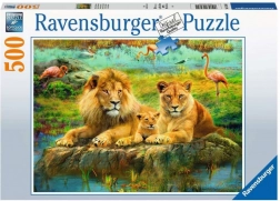 Ravensburger puzzle Levy v savane 500 dielikov