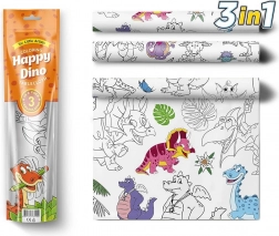 Pexi maľovacie obrusy - Šťastní dinosaury