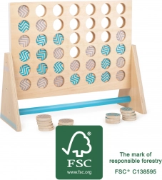 Drevená hra Štyri v rade XXL